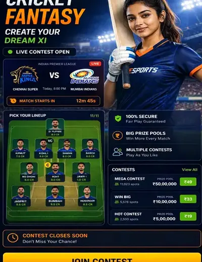 Hero11 (hero11) fantasy cricket & matchday visual 3