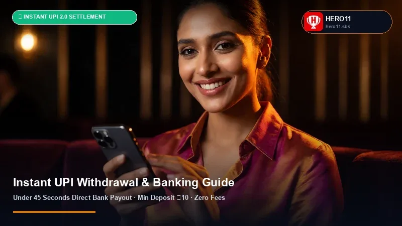 Hero11 Instant UPI Withdrawal & ₹100 INR Deposit Tutorial